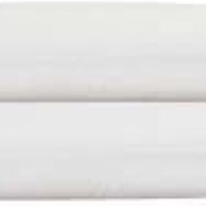 Medium Support High Profile Bed Pillow for Sleeping with Luxurious 100% Cotton Sateen, 400TC Cover, Standard Dual Pack – Made in USA