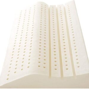 Pillow, Anatomic White, Width 25.6 inches (65 cm), Latex Pillow, Cover Washable