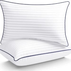 Hotel Pillows for Sleeping Standard Size Set of 2, Soft Down Alternative Pillow for Side, Back or Stomach Sleeper